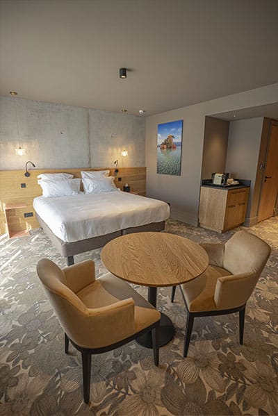 Chambre Classique de l'hôtel La Chapelle à Annecy, ambiance feutrée