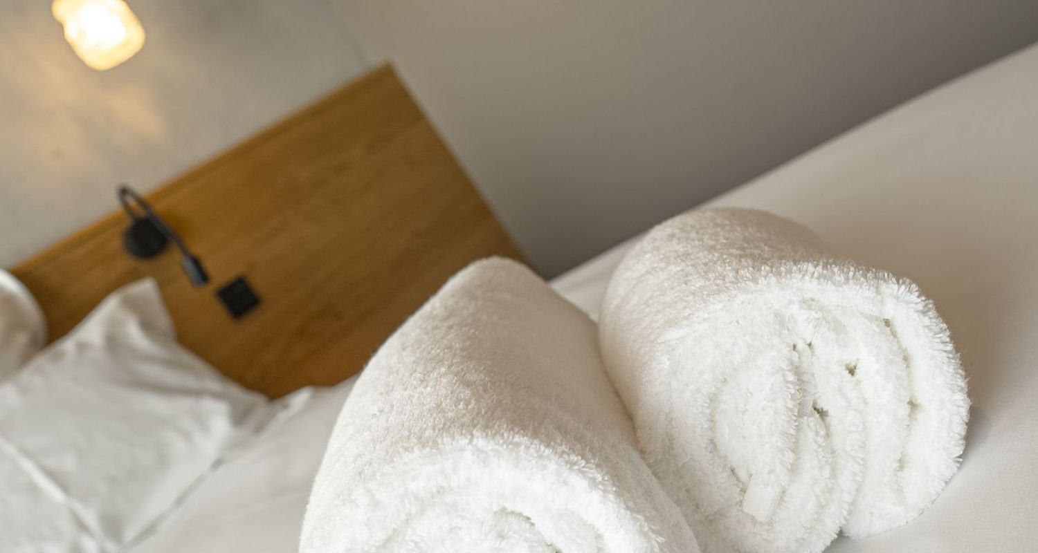 Linge de lit chambre signature haut de gamme Annecy