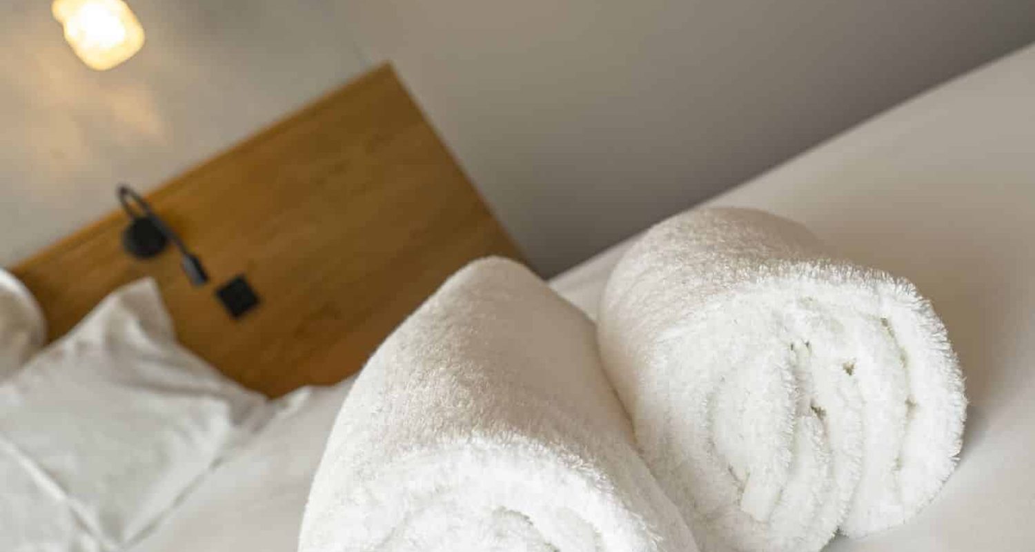 Linge de lit chambre signature haut de gamme Annecy
